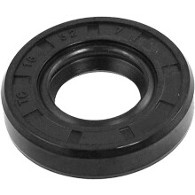 Metric Rotary Shaft Oil Seal 16x32x7mm TC Double Lips Rubber, Black