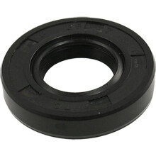 Metric Rotary Shaft Oil Seal 18x35x7mm TC Double Lips Rubber, Black