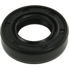 Metric Rotary Shaft Oil Seal 15x27x7mm TC Double Lips Rubber, Black