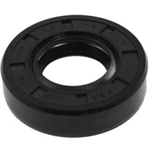 Metric Rotary Shaft Oil Seal 20x40x10mm TC Double Lips Rubber, Black