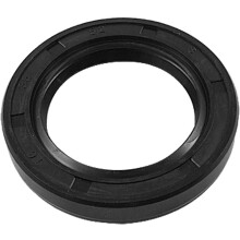 Metric Rotary Shaft Oil Seal 35x52x8mm TC Double Lips Rubber, Black