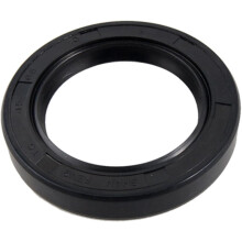 Metric Rotary Shaft Oil Seal 45x65x10mm TC Double Lips Rubber, Black