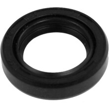 Metric Rotary Shaft Oil Seal 20x30x7mm TC Double Lips Rubber, Black