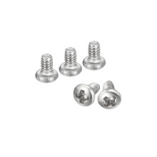 #2-56x1/8 Pan Head Machine Screws, 304 Stainless Steel 18-8 Screw, Phillips Drive, Fully Threaded, Bright Finish, Pack of 100