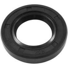 Metric Rotary Shaft Oil Seal 25x42x8mm TC Double Lips Rubber, Black