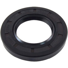 Metric Rotary Shaft Oil Seal 35x62x8mm TC Double Lips Rubber, Black