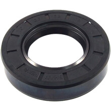 Metric Rotary Shaft Oil Seal 35x62x12mm TC Double Lips Rubber, Black