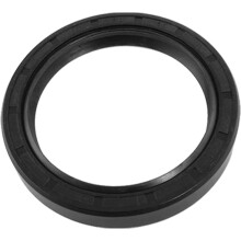 Metric Rotary Shaft Oil Seal 50x65x10mm TC Double Lips Rubber, Black