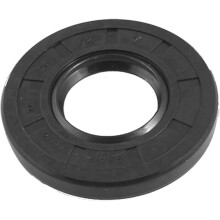 Metric Rotary Shaft Oil Seal 25x52x7mm TC Double Lips Rubber, Black