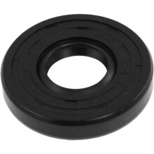 Metric Rotary Shaft Oil Seal 17x40x7mm TC Double Lips Rubber, Black