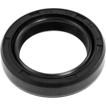 Metric Rotary Shaft Oil Seal 20x28x6mm TC Double Lips Rubber, Black