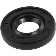 Metric Rotary Shaft Oil Seal 12x25x5mm TC Double Lips Rubber, Black