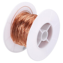 99.9% Soft Copper Wire(22 Gauge, 98 FT), 0.23 Pound Spool Pure Copper Wire for Jewelry Making, Craft, Decorations