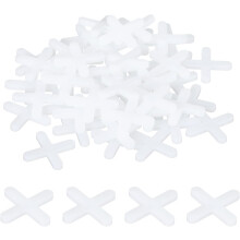 300Pcs Tile Spacers 4mm 5/32" Wall Floor Tile Plastic Cross Spacer for Ceramic Tile Installation, White