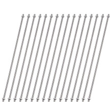 16 Pack 8/32 Inch M4 Threaded Rods Studs with Hex Nuts, 16 Pcs M4 Stainless Steel Fully Threads Studs Rods, 32 Pcs Fully Threaded Hex Nuts for DIY Bea