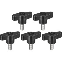 5Pcs Clamping Screw Knob, M6 x 15mm Metric 304 Stainless Steel T Shaped Thumb Screws Handle for Quick Remove Hand Tightening Knob Replacement