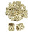 50Pcs Knurled Insert Nuts, M3x4(L) x4.5mm(OD) Brass Female Threaded Inserts Heat Set Insert for 3D Printing Components and Plastic Shell 1