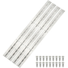 4 Pack Piano Hinge, 18" Stainless Steel Continuous Hinge Door Hinge with Holes, for Boat Cabinet Door Box Furniture, Silver