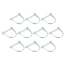 10Pcs 1/4" Dia Trailer Coupler Pin, 2-3/16" Long Coupler Pin Shaft Locking Pin, Round Pto Pin for Farm Trailers and Garden