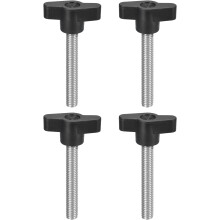 4Pcs Clamping Screw Knob, M8 x 50mm Metric 304 Stainless Steel T Shaped Thumb Screws Handle for Quick Remove Hand Tightening Knob Replacement