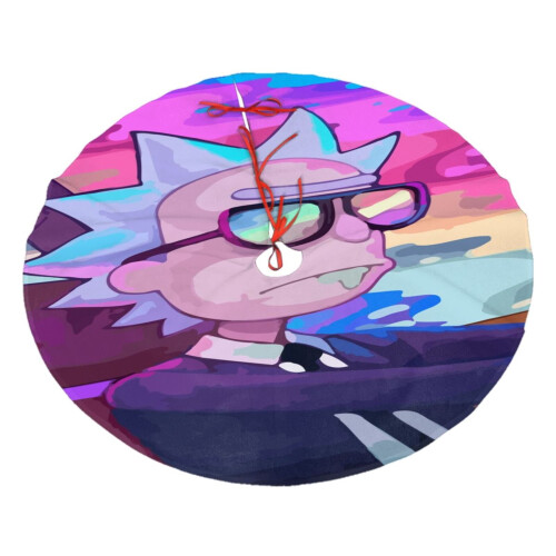 Φούστα Χριστουγεννιάτικου Δέντρου Rick And Morty, Μαλακό και Αστείο Κολάρο