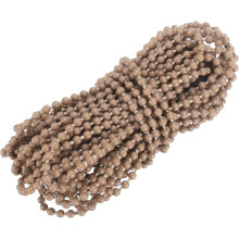 10 Meters(10.94 Yards) Blinds Beaded Chain Cord Plastic Ball Bead Chain for Roman Roller Blinds Shades, Brown