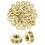 50Pcs Knurled Insert Nuts, M4x3(L) x8mm(OD) Brass Female Threaded Inserts Heat Set Insert for 3D Printing Components and Plastic Shell 1