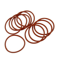 40mm x 2.5mm Silicone O Ring Oil Sealing Washers Grommets Red 10 Pcs