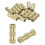 Knurled Insert Nuts, 15Pcs M5 x 20mm(L) x 7mm(OD) Thread Printing Brass Nuts Female Threaded Inserts Brass Heat Set Insert Embedment Nuts 1