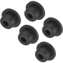 High Temp Silicone Plug Mount Dia 16mm/0.63 inch t Shaped Rubber Stopper Hole Plugs for Powder Coating Plating Waterproof Plugs Sealing Plugs Black Pa