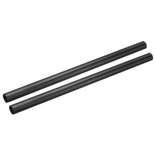 2Pcs Carbon Fiber Tubes 25 x 27 x 500mm Matte Surface Rod 3K Roll Wrapped Carbon Round Tubing for RC Airplane Quadcopter Multicopter