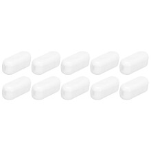 Blind Chain Connector 20Pcs Plastic Bead Ball Chain Cord Connectors for Roman Roller Shades Bead Blinds Curtain Beaded Chain Fit 4.5mm Bead White