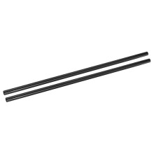 2Pcs Carbon Fiber Tubes 12 x 14 x 330mm Plain Weave Glossy Surface Rod 3K Roll Wrapped Carbon Round Tubing for RC Airplane Quadcopter Multicopter