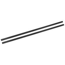 2Pcs Carbon Fiber Tubes 10 x 12 x 330mm Plain Weave Glossy Surface Rod 3K Roll Wrapped Carbon Round Tubing for RC Airplane Quadcopter Multicopter