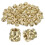 Knurled Insert Nuts, 50pcs M3x4.5mm Lx5mm OD 3D Printing Brass Nuts Threaded Inserts Brass Heat Set Insert Embedment Nuts 1