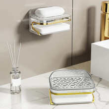 Porte-savon, organisateur de savon, récipient à savon, porte-savon de salle de bain, support de rangement, accessoires de salle de bain, étagère