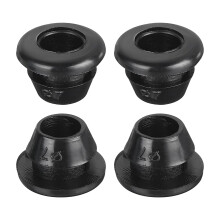 10Pcs Rubber Grommets 8mm Mount Dia, for 5mm ID Rubber Hole Plugs Rubber Wiring Grommets for Firewall Cable Wire Protecting, Black
