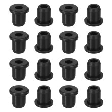 35Pcs 1/6" ID, 2/8" Drill Hole Rubber Grommets, Top Hat Grommets Firewall Hole Plug Fit 4mm Wire for Vinyl Tubing in Hydroponic Irrigation Systems, Bl