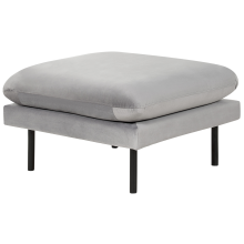 Ottoman VINTERBRO Velvet Grey