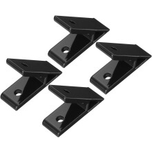 4Pcs 45 Degree Angle Aluminum Profile Corner Brackets, Corner Brace Joint Connectors for 3030 Series (Black)