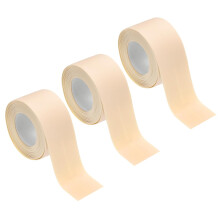 3 Rolls Beige Caulk Sealant Strip Waterproof Self Adhesive, 1.5" x 10.5Ft Toilet Caulk Tape, Bathtub Caulk Sealing Strip for Kitchen Countertop, Sink,