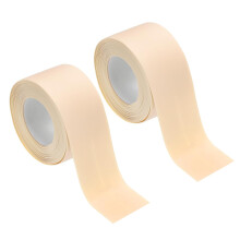 2 Rolls Beige Caulk Sealant Strip Waterproof Self Adhesive 1.4" x 10.5Ft Toilet Caulk Tape, Bathtub Caulk Sealing Strip for Kitchen Countertop, Sink,