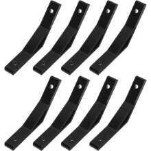 8Pcs 135 Degree Angle Aluminum Profile Corner Brackets, Corner Brace Joint Connectors for 2020 Series (Black)