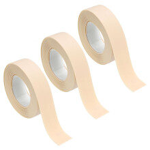 3 Rolls Beige Caulk Sealant Strip Waterproof Self Adhesive 0.87" x 10.5Ft Toilet Caulk Tape, Bathtub Caulk Sealing Strip for Kitchen Countertop, Sink,