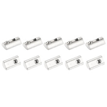 10Pcs M4 T Spring Nut Fastener Carbon Steel Nickel Plated Half Round Roll in Spring T Slot Nut for T-Slot Aluminum Profile 3D Printer, CNC Router 3030