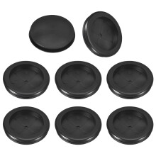 8Pcs Rubber Grommets 2-1/8" (55mm) Drill Hole, 2" (48mm) ID Single Sided Hole Plugs Ring Gasket for Firewall Cable Wire Protecting, Black