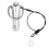 1/2" x 0.5" Quick Release Pin, 1 Pcs, Silver, Stainless Steel 304 1
