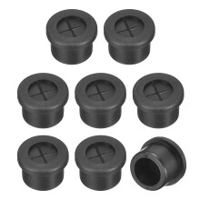 8 Pcs Cable Cord Grommet, 9/16 Inch (14mm) Desk Grommet Flexible Rubber Grommets Wire Hole Cover Pass Through for Office Computer Desk Wire Organizer,