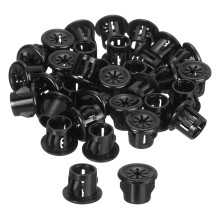 30Pcs Cable Grommets, Snap Bushing Grommet for Holes with 0.4"(10mm) Mounting, Round Nylon Snap in Cable Desk Grommet for Cables and Cords Management,