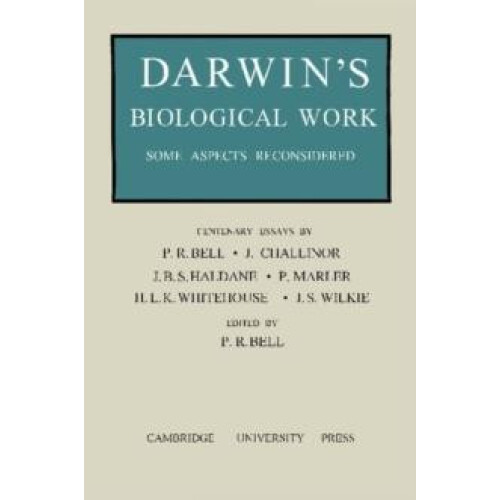 Darwins Biological Work Some Aspects Reconsidered Paperback Book